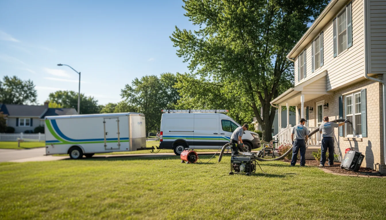 Flooded Basement Restoration And Cleanup With Repair in Crawfordsville, IN near me